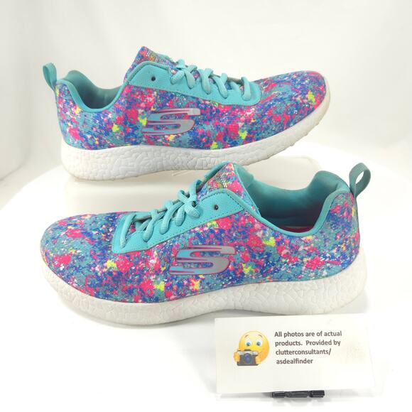 Skechers Light Weight Athletic Running Lace Up Shoe Womens Size 9 12731 Multi - Picture 5 of 9